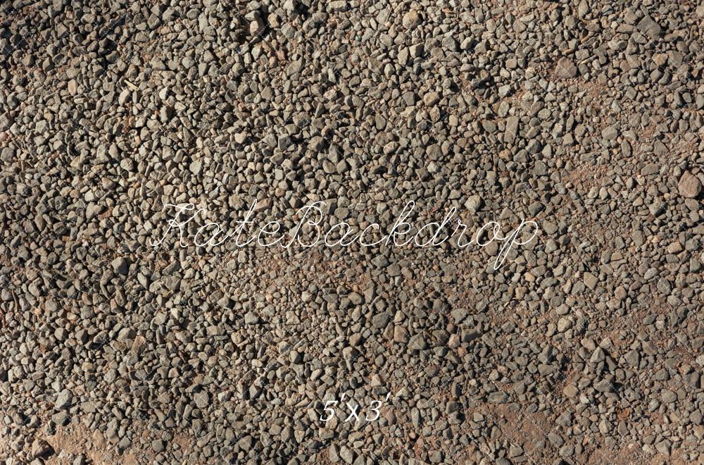 Kate Gravier Pierre Marron Sol Toile de fond conçue par Mini MakeBelieve - Kate Backdrop FR