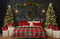 Kate Noël Chambre Tête de lit Sapins Toile de fond en Laine conçue par Emetselch