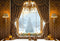 Kate Noël Fenêtre Rideaux Chandelier Toile de fond en Laine conçue par Emetselch - Kate Backdrop FR
