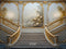 Kate Escalier Ornement Doré Fleurs Toile de fond conçue par Mini MakeBelieve