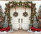 Kate Noël Porte Sapins Décor Toile de fond en Laine conçue par Emetselch - Kate Backdrop FR