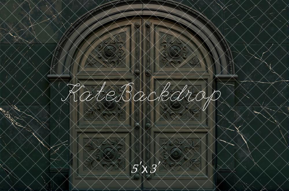 Kate Architecture Halloween Porte Pierre Toile de fond conçue par Mini MakeBelieve