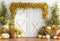 Kate Automne Tournesols Citrouilles Porte Toile de fond conçue par Emetselch