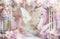 Kate Anniversaire Papillons Fleurs Pastel Toile de fond en Laine conçue par Emetselch - Kate Backdrop FR