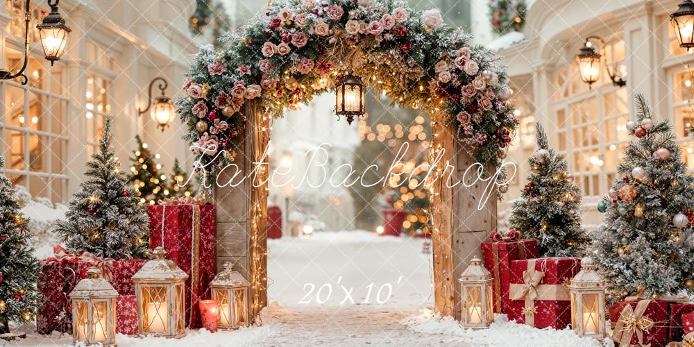 Kate Noël Arche Fleurs Cadeaux Lumières Toile de fond conçue par Emetselch - Kate Backdrop FR