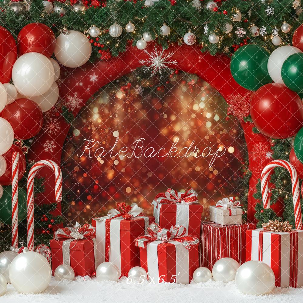 Kate Noël Ballons Cadeaux Arche Toile de fond conçue par Emetselch - Kate Backdrop FR
