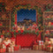 Kate Noël Fenêtre Cadeaux Rouge Toile de fond conçue par Emetselch - Kate Backdrop FR