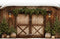 Kate Hiver Grange Porte Lumière Toile de fond en Laine conçue par Emetselch