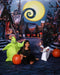 Kate Sweep Mur-à-Sol Halloween Citrouille Sombre Ville Rue Toile de fond conçue par Mini MakeBelieve - Kate Backdrop FR