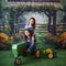 Kate Printemps Fleurs Clôture en bois Toile de fond conçue par Chain Photographie - Kate Backdrop FR