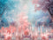 Kate Fantasy Arbres Cristaux Fleurs Pastel Toile de fond conçue par Mini MakeBelieve - Kate Backdrop FR