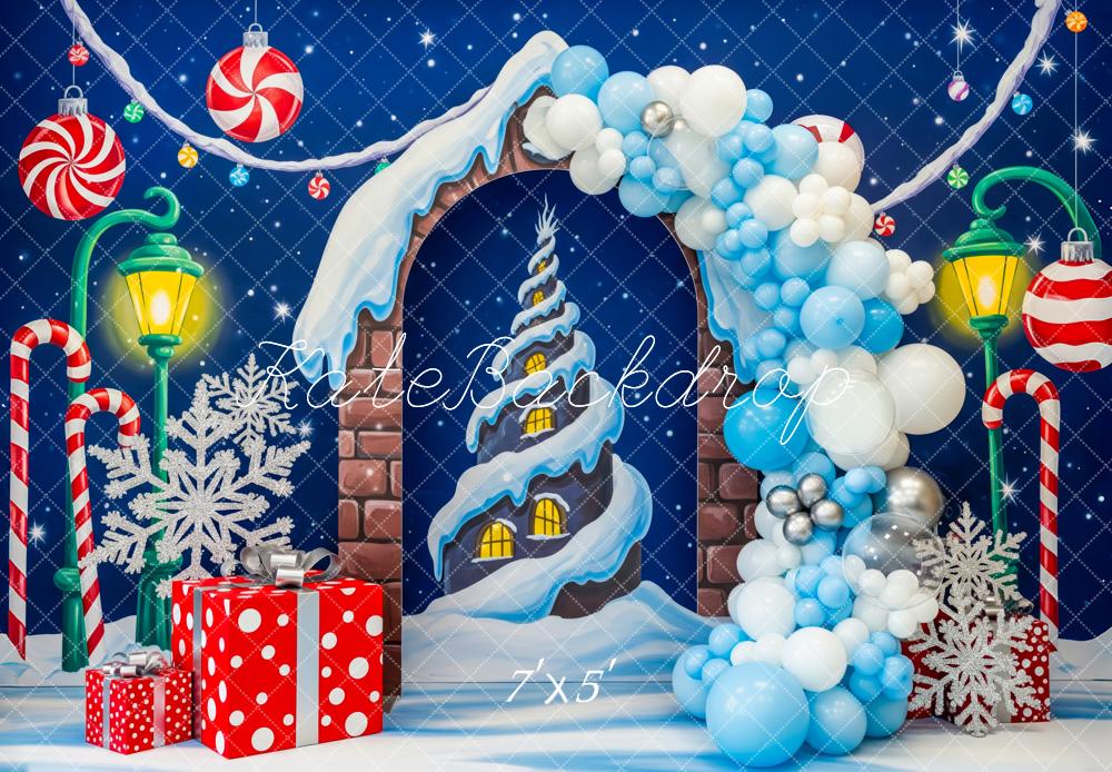 PROMO Kate Noël Bonbons Neige Cadeaux Ballons Toile de fond conçue par Patty Roberts