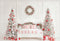 Kate Noël Sapin Lit Cadeaux Blanc Toile de fond conçue par Emetselch - Kate Backdrop FR