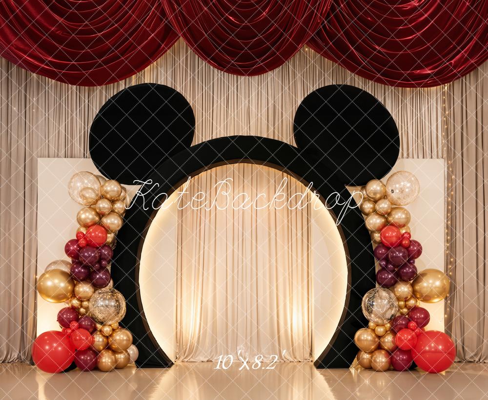 Kate Anniversaire Arche Enfant Ballons Toile de fond conçue par Emetselch