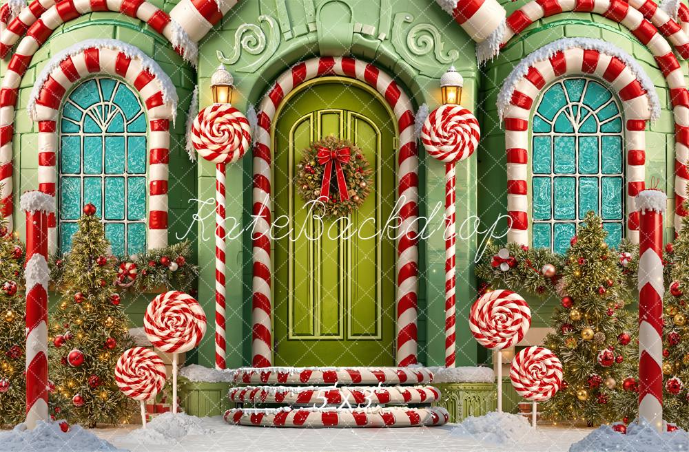 Kate Noël Maison Bonbons Coloré Toile de fond conçue par Emetselch - Kate Backdrop FR