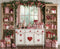 Kate Saint Valentin Fleurs Cadeaux Toile de fond en Laine conçue par Emetselch