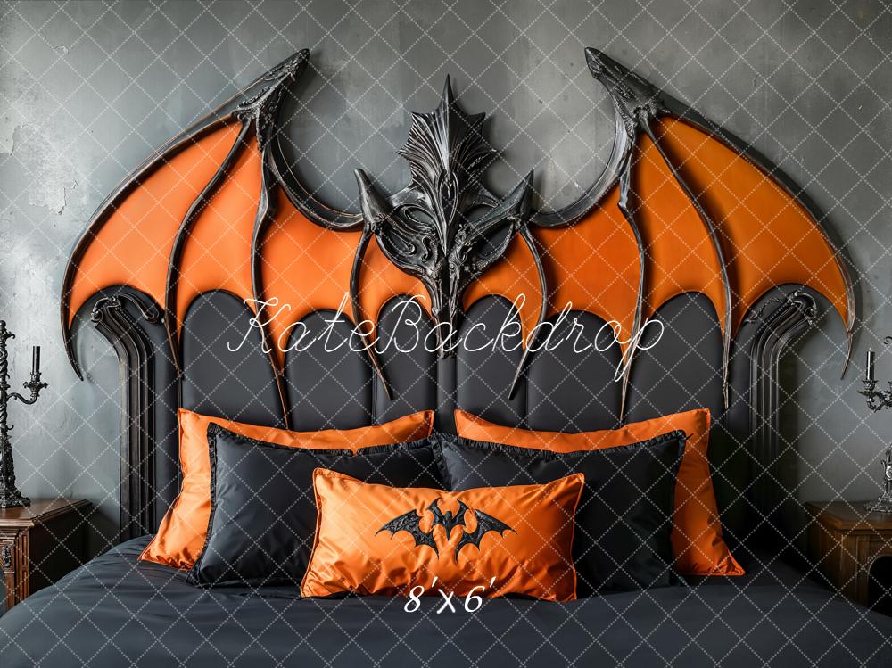 Kate Halloween Tête de Lit Chauve-Souris Toile de fond conçue par Emetselch - Kate Backdrop FR