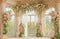 Kate Mariage Arche Fleurs Colonnes Toile de fond en Polar conçue par Emetselch - Kate Backdrop FR