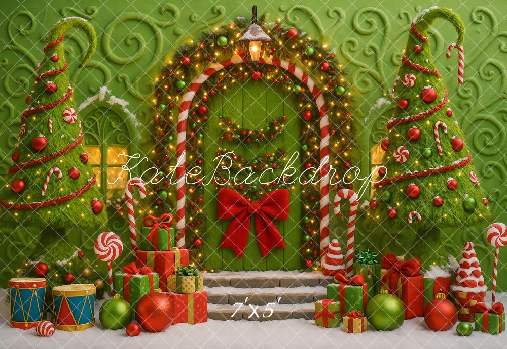 Kate Noël Bonbons Cadeaux Porte Boules Toile de fond conçue par Ashley Paul - Kate Backdrop FR