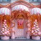 Kate Noël Rose Magasin Bonbons Toile de fond conçue par Mini MakeBelieve - Kate Backdrop FR
