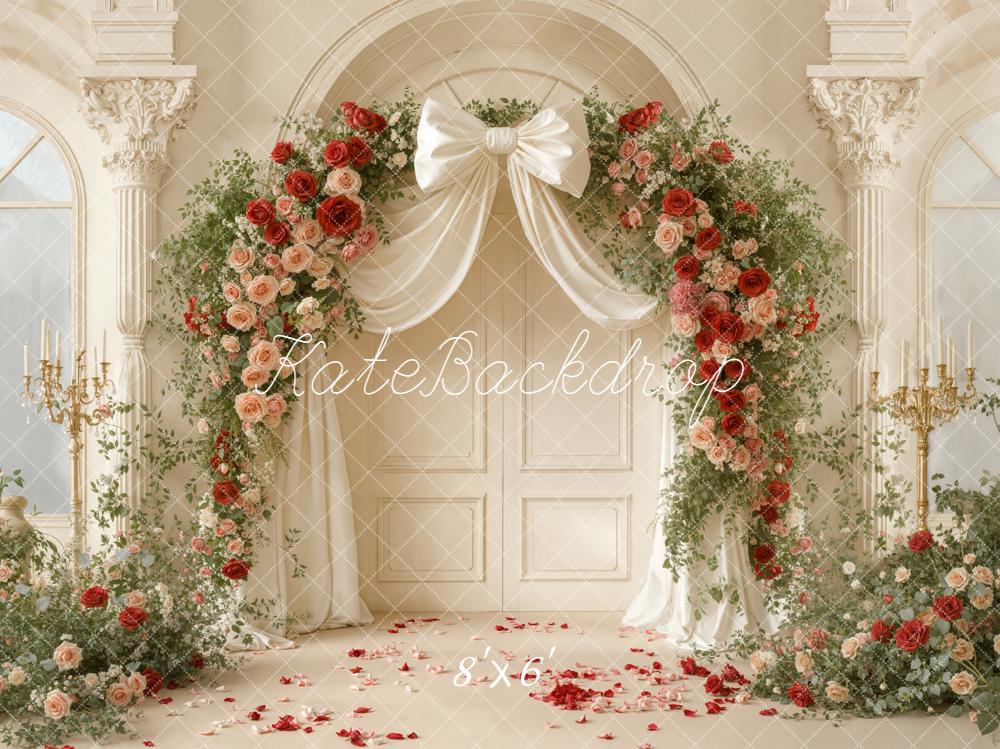 Kate Mariage Arche Fleurs Rideau Toile de fond conçue par Emetselch - Kate Backdrop FR