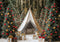 Kate Sapins de Noël Tente Cadeaux Toile de fond conçue par Mini MakeBelieve