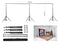 Kate 20x10pi(6x3m) Cadre de support pour Ensemble de chambre (y compris 8 clips + une mallette de transport) - Kate Backdrop FR
