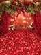 Kate Noël Guirlande Rouge Or Toile de fond conçue par Emetselch