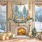 Kate Noël Salon Cheminée Montagne Toile de fond conçue par Emetselch - Kate Backdrop FR