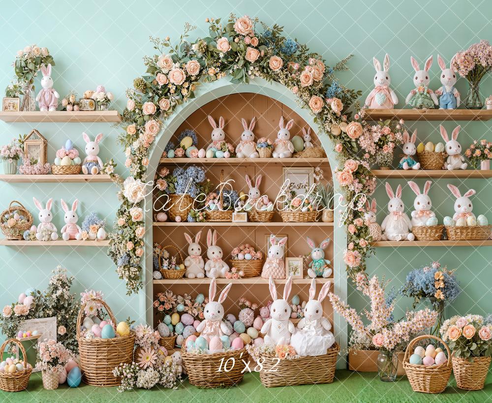 Kate Pâques Lapins Œufs Placard Toile de fond conçue par Emetselch