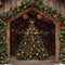 Kate Sapin de Noël Chalet Décorations Toile de fond conçue par Mini MakeBelieve