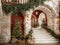 Kate Noël Escalier Arche Bougies Toile de fond en Laine conçue par Emetselch - Kate Backdrop FR
