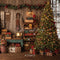 Kate Noël Arbre Cadeaux Jouets Bois Toile de fond conçue par Emetselch