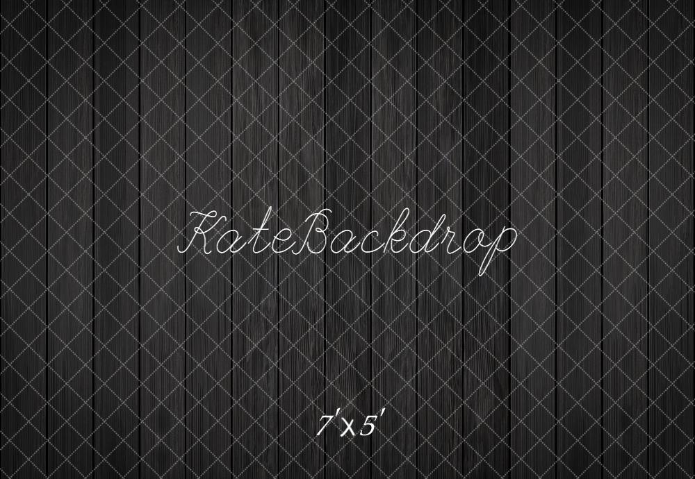 Kate Bois Noir Lignes Verticales Sol Toile de fond conçue par kate image - Kate Backdrop FR