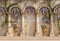 Kate Architecture Arches Colonnes Fleurs Toile de fond conçue par Emetselch