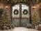 Kate Noël Porte Sapins Décorations Bois Toile de fond conçue par Emetselch - Kate Backdrop FR