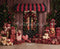 Kate Saint Valentin Cadeaux Ours Fleurs Toile de fond en Laine conçue par Emetselch