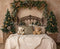 Kate Noël Sapins Ours Tête de Lit Toile de fond en Laine conçue par Emetselch - Kate Backdrop FR