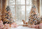 Kate Noël Sapins Cheval Fenêtre Cadeaux Toile de fond conçue par Patty Roberts