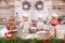 Kate Noël Cuisine Blanc Guirlandes Toile de fond conçue par Emetselch - Kate Backdrop FR