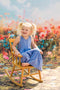 Kate Sweep Mur-à-Sol Printemps Champ Plante Fleur Toile de fond conçue par Laura Bybee - Kate Backdrop FR
