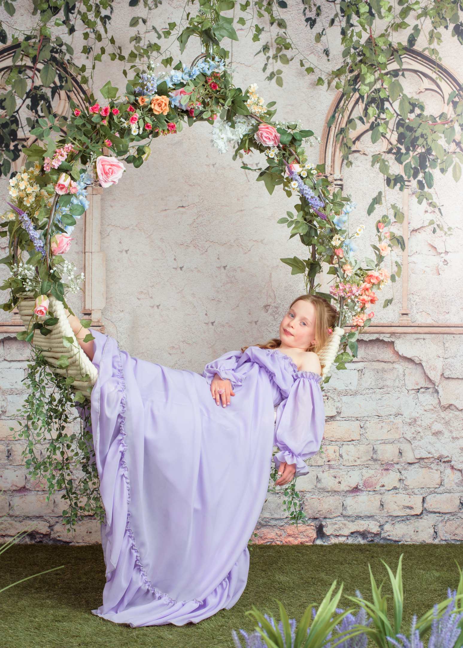 Kate Mur de briques Été Verdure Toile de fond pour la photographie - Kate Backdrop FR