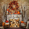 Kate Automne Doré Bois de chauffage Toile de fond conçue par Arica Kirby - Kate Backdrop FR