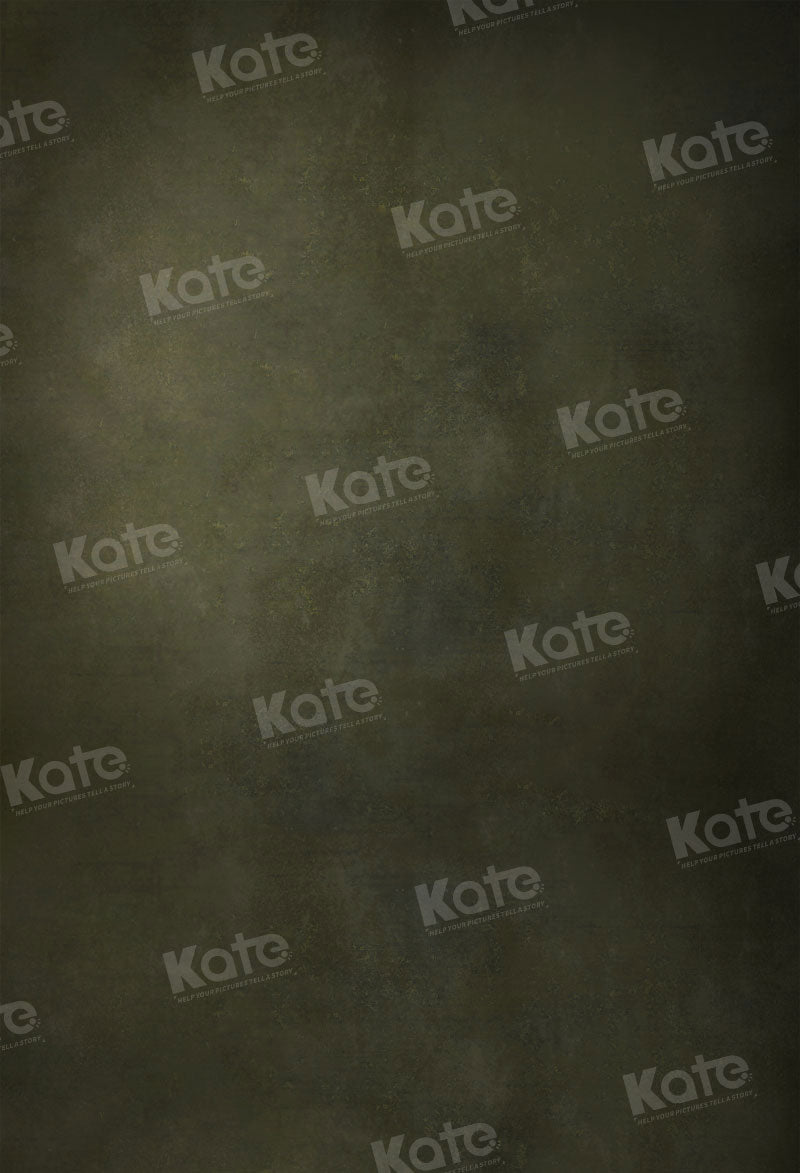 Kate Abstrait Olive verte Portrait Toile de fond pour la photographie - Kate Backdrop FR