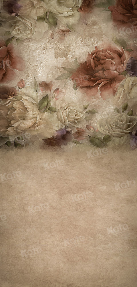 Kate Sweep Mur-à-Sol Beaux-arts Floral Toile de fond conçue par Emetselch
