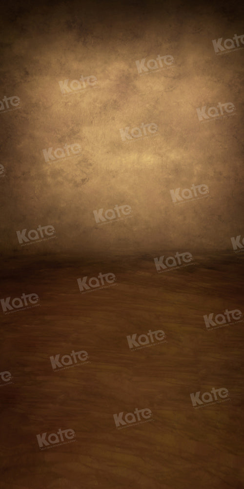 Kate Sweep Mur-à-Sol Abstrait Doré Brun Toile de fond pour la photographie - Kate Backdrop FR
