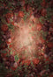 Kate Beaux-Arts Rouge Floral Portrait Toile de fond conçue par GQ - Kate Backdrop FR