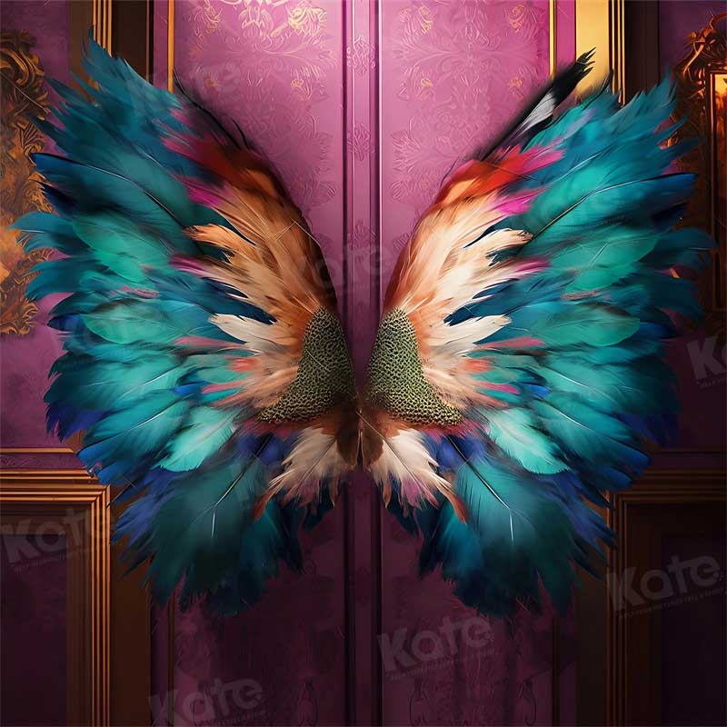 Kate Beaux-Arts Fantaisie Belles ailes de papillon Toile de fond pour la photographie