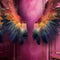 Kate Beaux-Arts Mur rose Ailes de papillon Toile de fond pour la photographie - Kate Backdrop FR