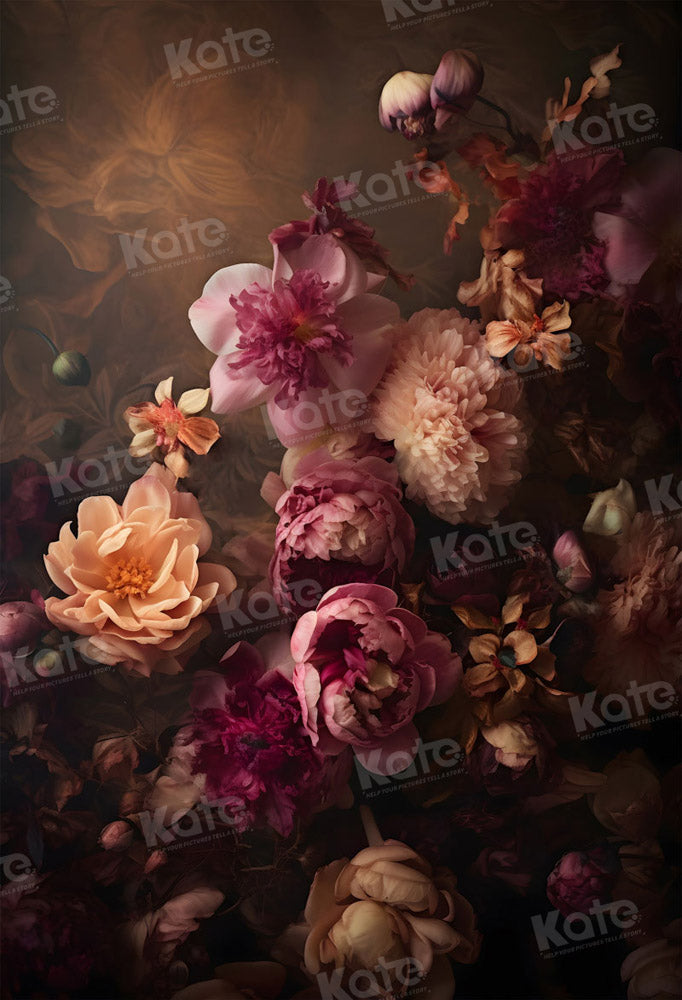 Kate Fleurs Beaux-Arts Romantique Toile de fond pour la photographie